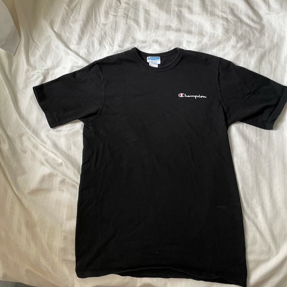 Black Champion Tee Shirt